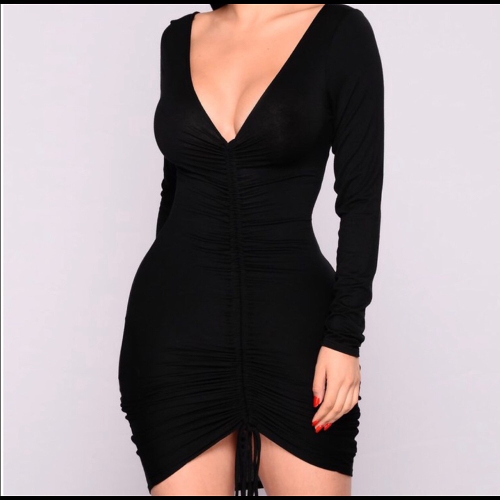 Black fashion nova dress